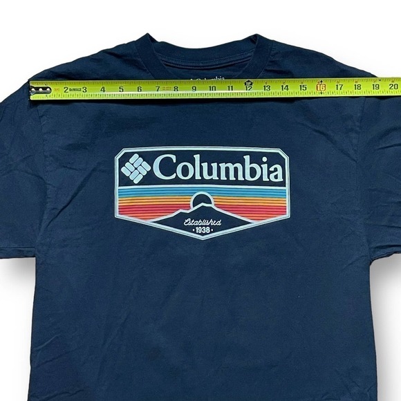 Columbia Men’s Black Logo T-Shirt - Size M - Picture 3 of 6